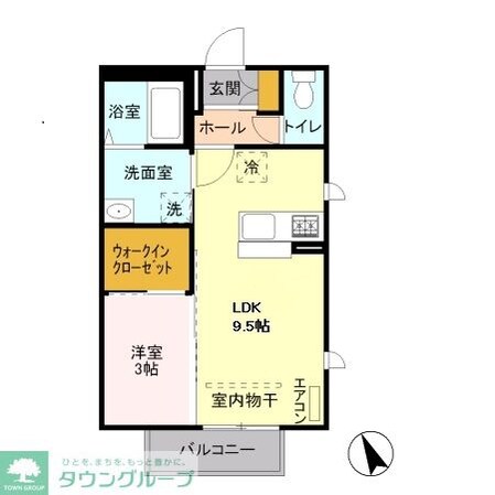 アンシャンテ東方の物件間取画像